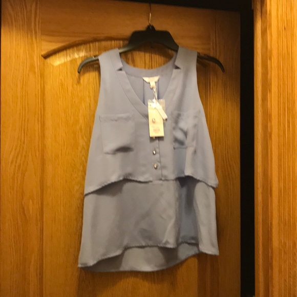 Candie's Tops - Candies chiffon layered look top NWT